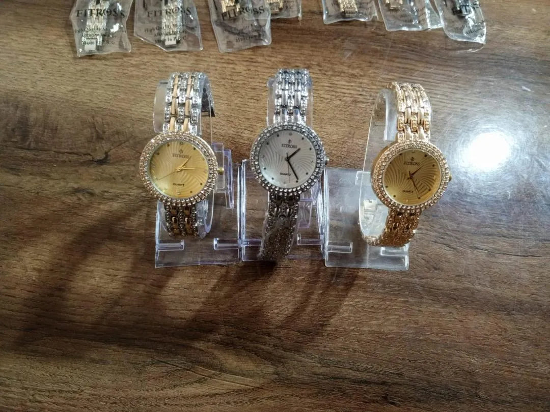 Women's Diamond Watch Silver Gold Multicolor Casual Formal Wear